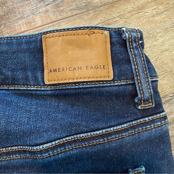 AMERICAN EAGLE Hi-Rise Mini Jean Skirt, Size 4 - Picture 7 of 10